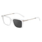 Square Spring Hinge Photochromic Blue Light Blocking UV400 Sunglasses