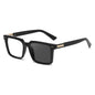 Square Photochromic Spring Hinge Anti Blue Light UV400 Protection Sunglasses