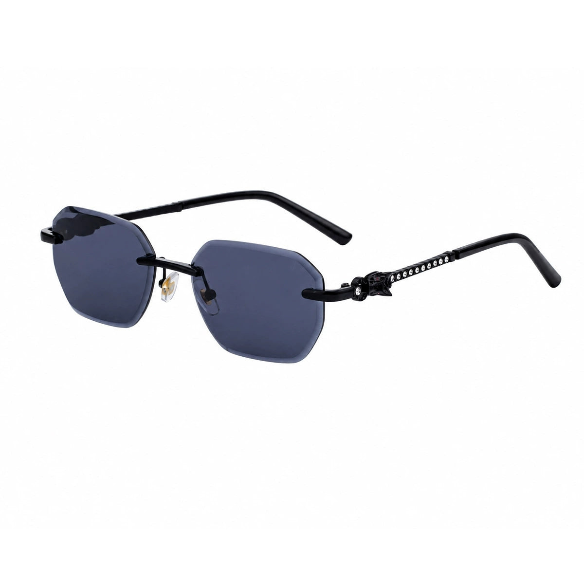 Fashion Rimless UV400 Protection Shades Sun Glasses Sunglasses