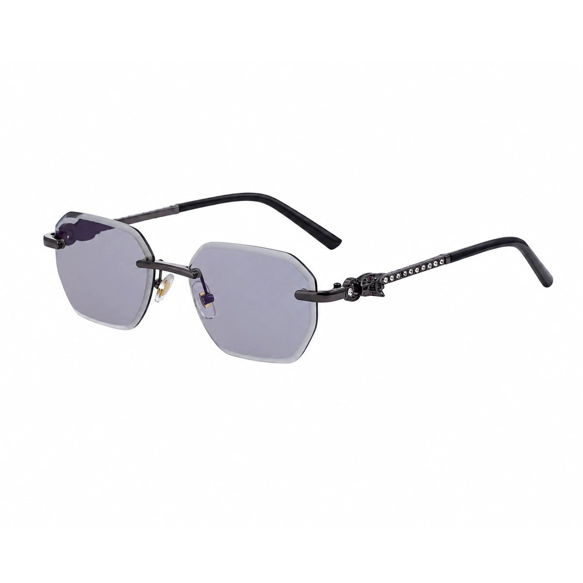 Fashion Rimless UV400 Protection Shades Sun Glasses Sunglasses