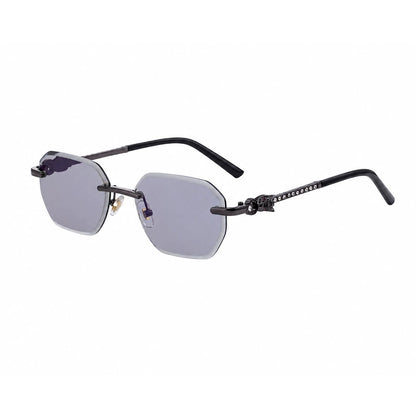 Fashion Rimless UV400 Protection Shades Sun Glasses Sunglasses