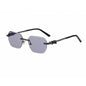 Fashion Rimless UV400 Protection Shades Sun Glasses Sunglasses