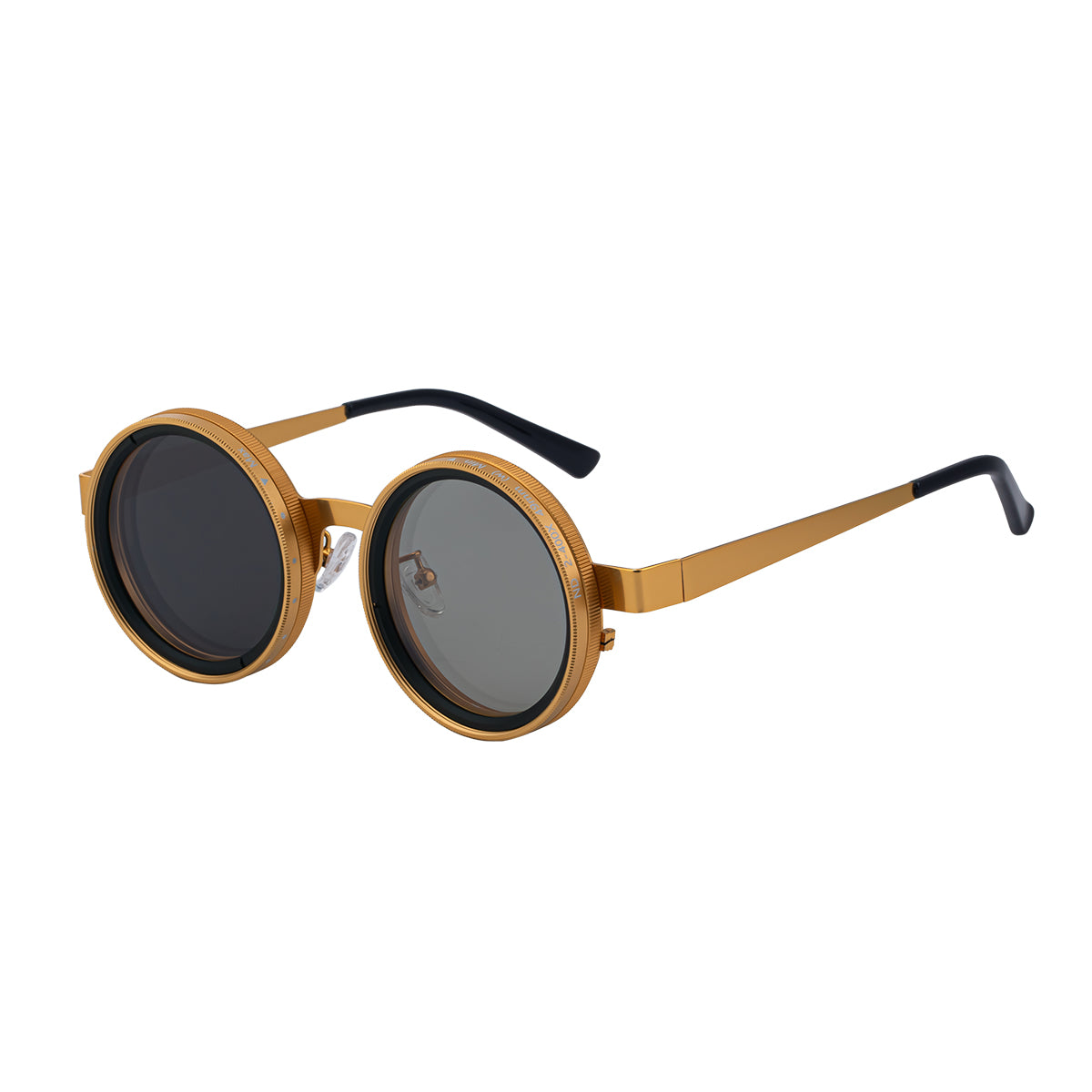 Round Adjustable ND Polarized UV400 Shades  Sunglasses