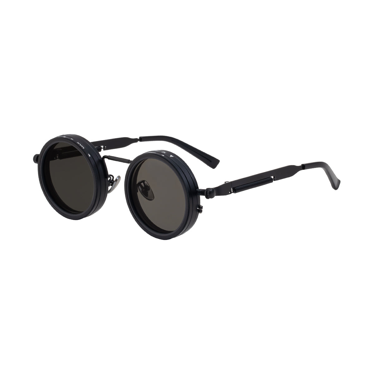 Round ND Rotary Adjustable Polarized Sunglasses