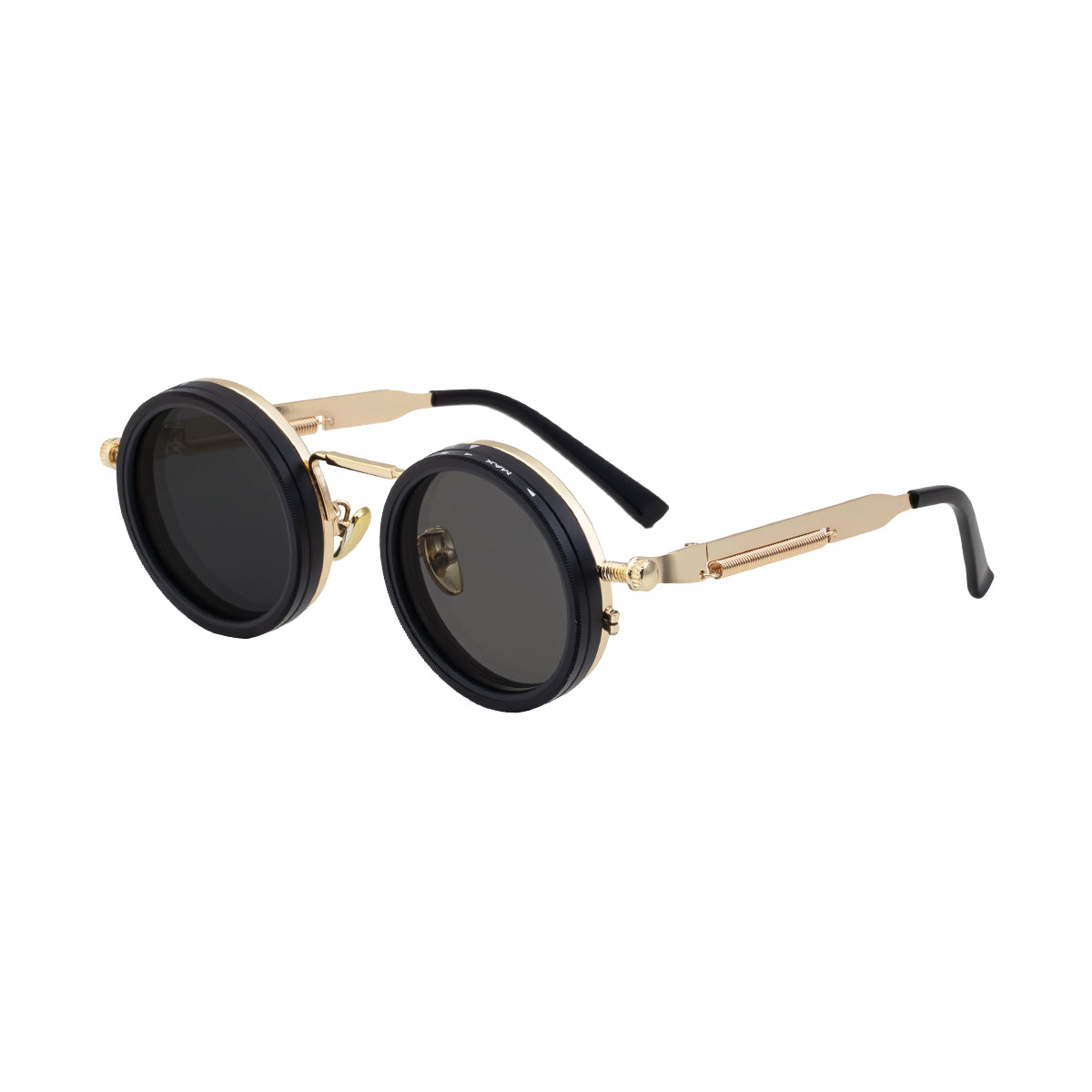 Round ND Rotary Adjustable Polarized Sunglasses