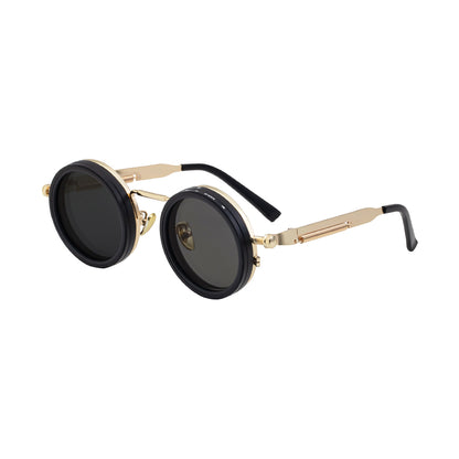 Round ND Rotary Adjustable Polarized Sunglasses