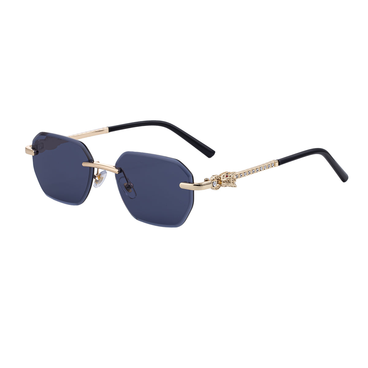 Fashion Rimless UV400 Protection Shades Sun Glasses Sunglasses