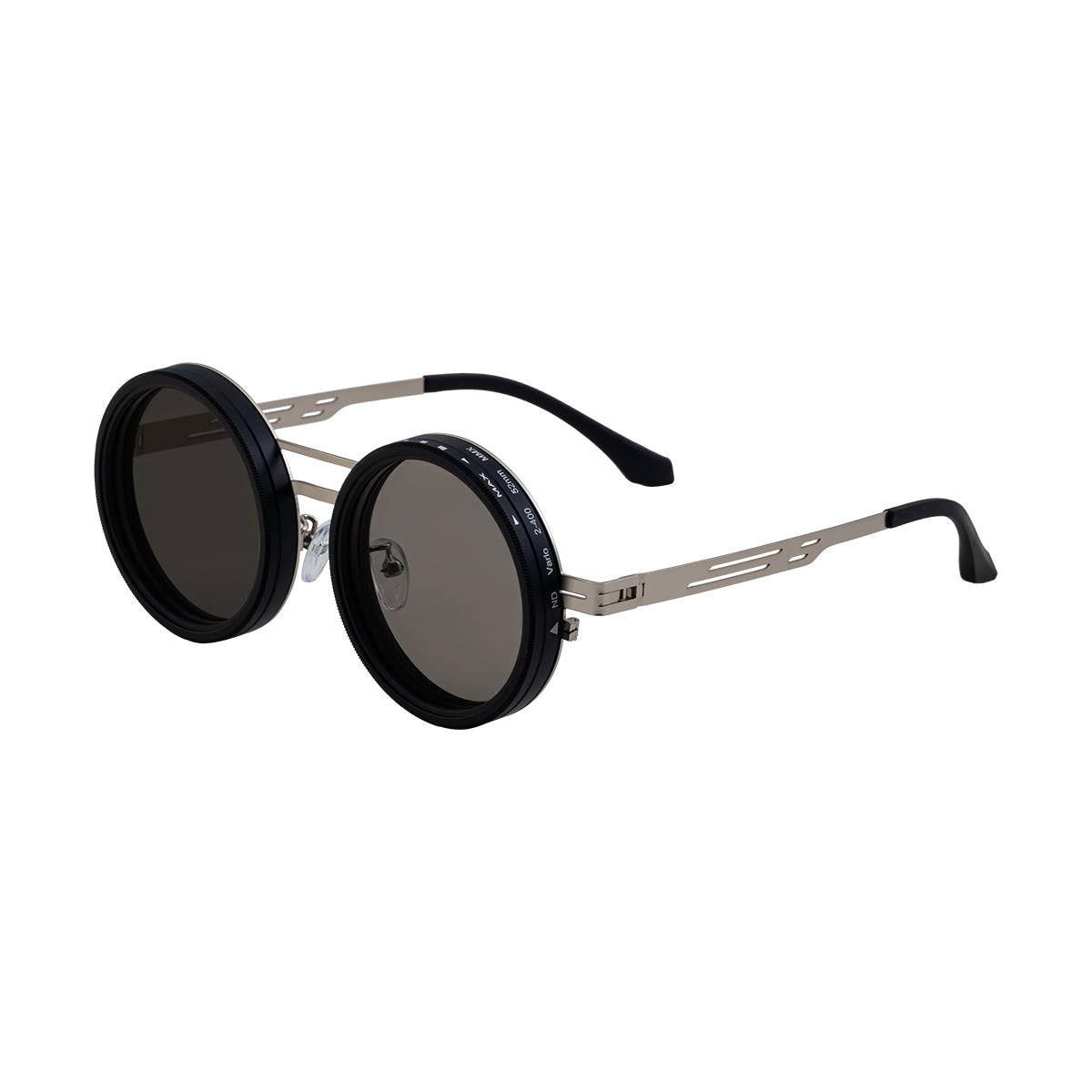 Round Adjustable ND Polarized Fishing UV400 Sunglasses
